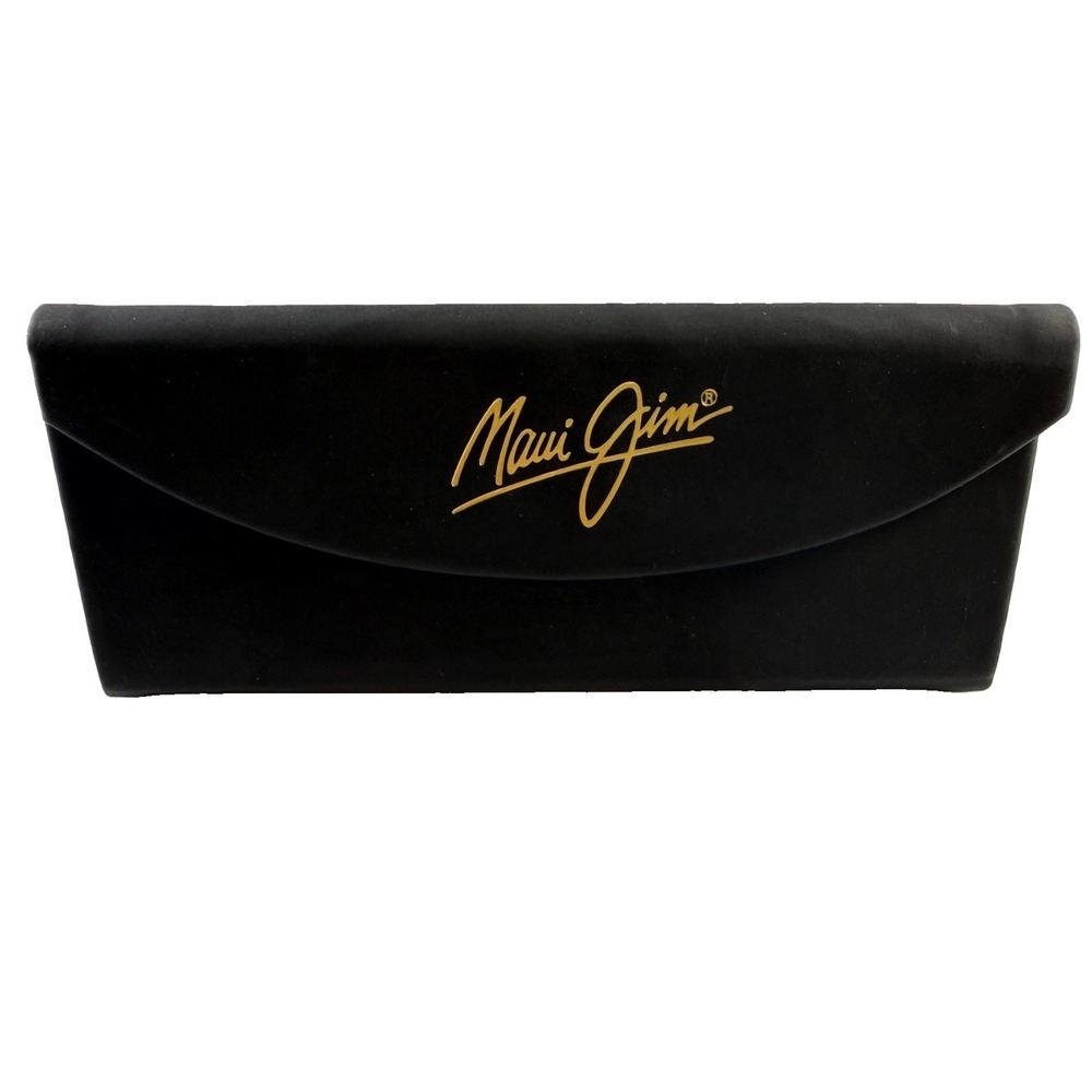 Authentic Maui Jim Black Foldable Triangle Sunglasses Case Large Trifold